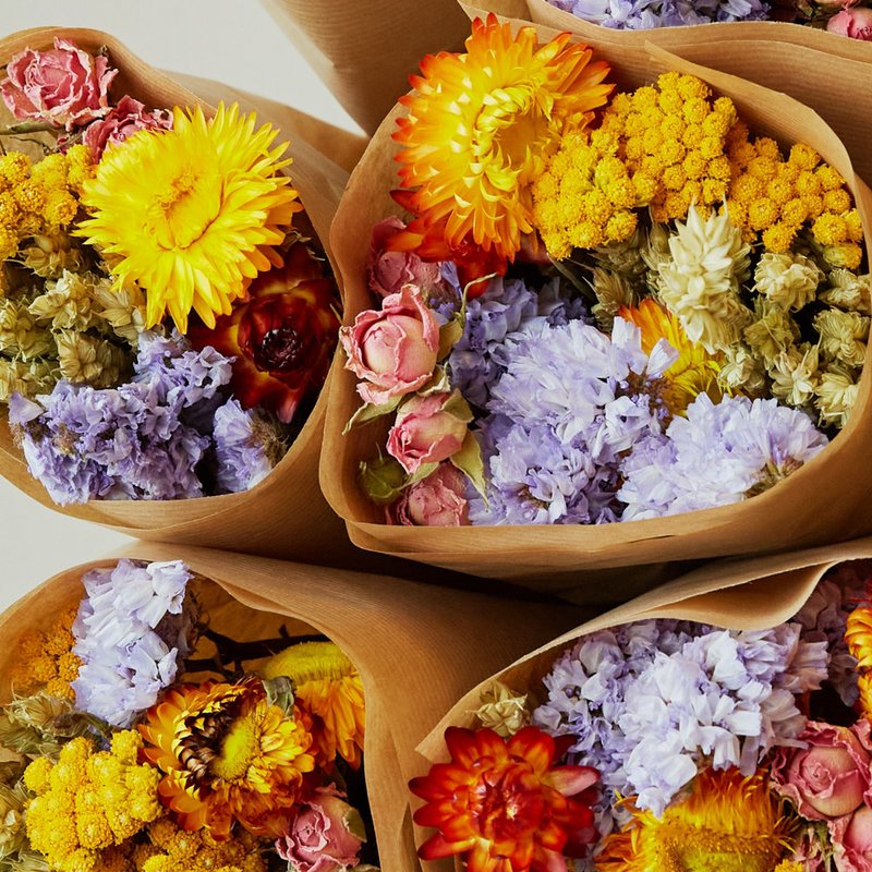 Market More Dried Flowers Bouquet – Multi