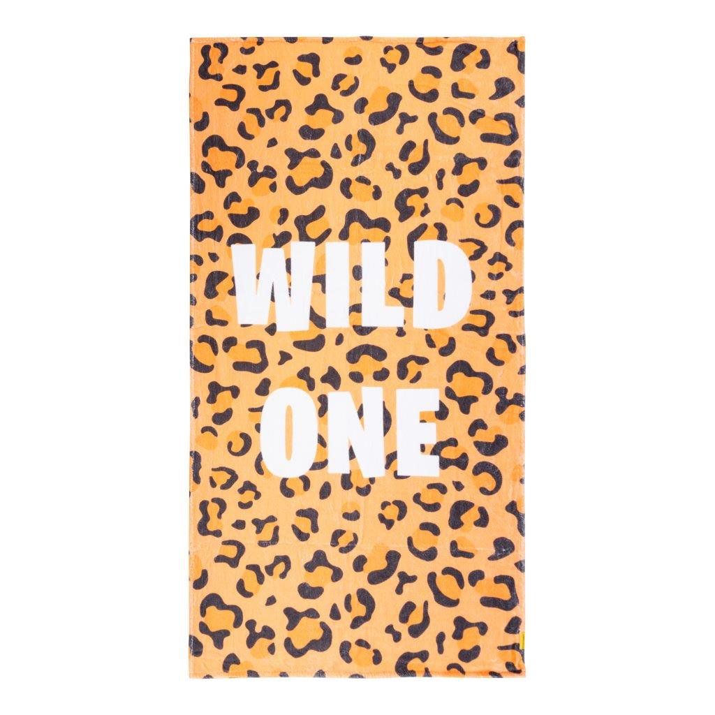 Strandlaken 'WILD ONE' (tijgerprint)