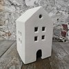 Pors huis aardewerk 10x10x15cm (36386)