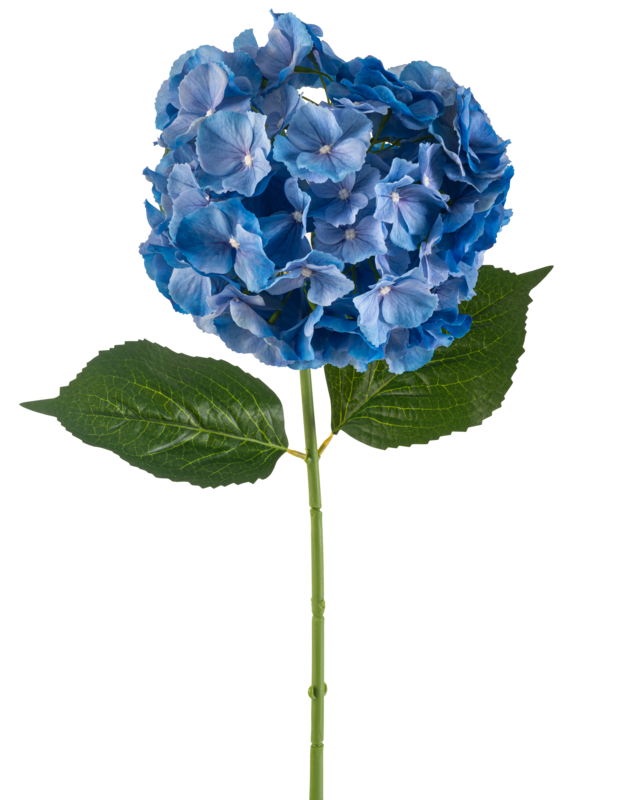 Artificial flower Hydrangea 75 cm blue