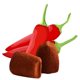 Truffes au chocolat au piment - Black
