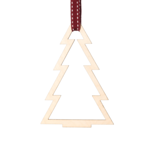 Christmas tree, wood - 2pcs