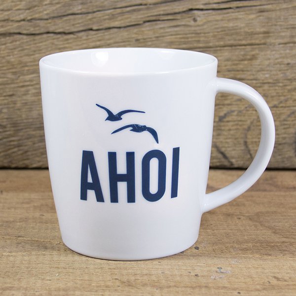 Taza grande de porcelana Ahoy