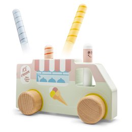 Chariot de crème glacée pop-up en bois Woet®