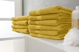 Shower towel set - Yellow