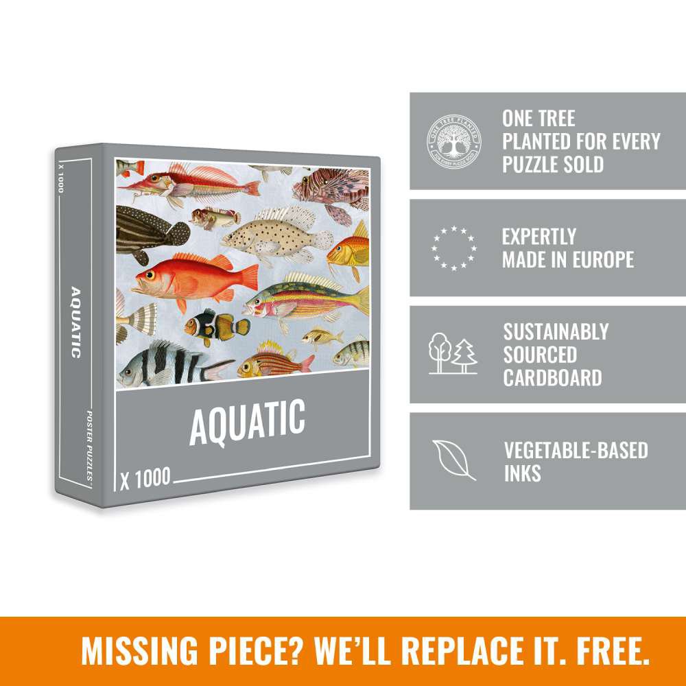 Aquatische puzzel (1000 stukjes)