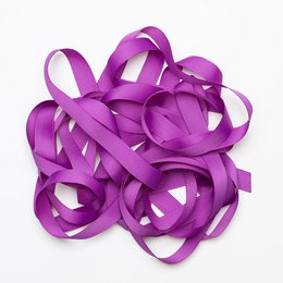 Gift ribbon purple, purple ribbon easy to tie, 16mm x 5m purple grosgrain ribbon for wrapping gifts