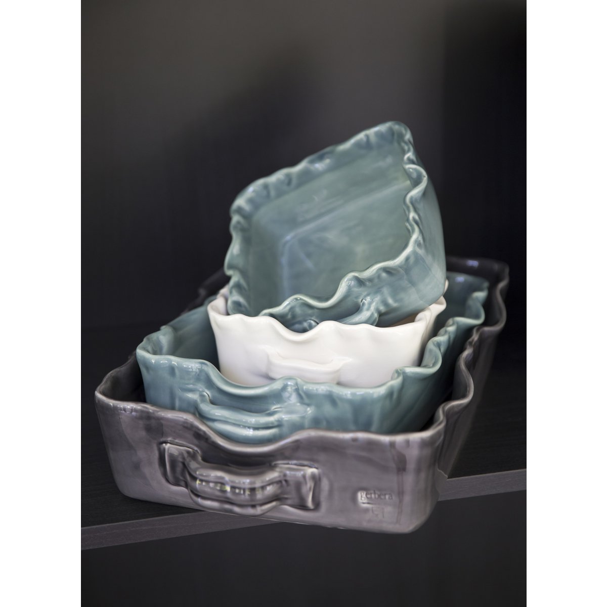Fuente de horno rectangular provenzal - Ocean