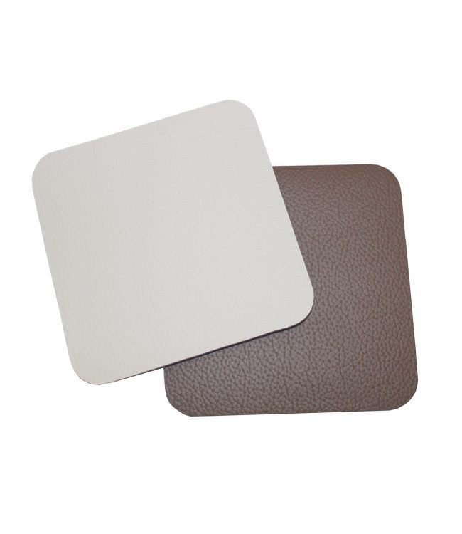 Lunar onderzetters Mocca/White | 10 x 10 cm