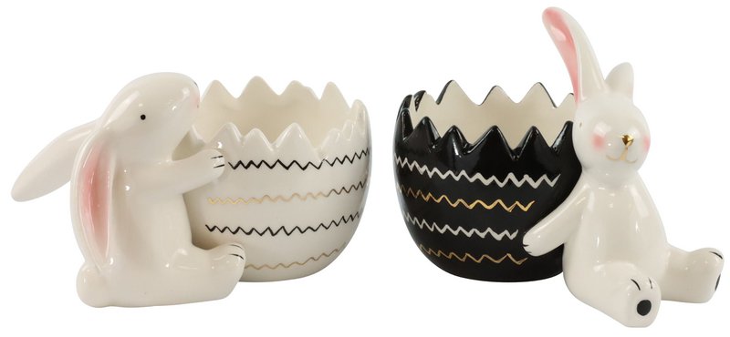 COQUILLES D'OEUFS MONOCHROME ENSEMBLE DE 2 PIÈCES DE PÂQUES (HOFF3934)