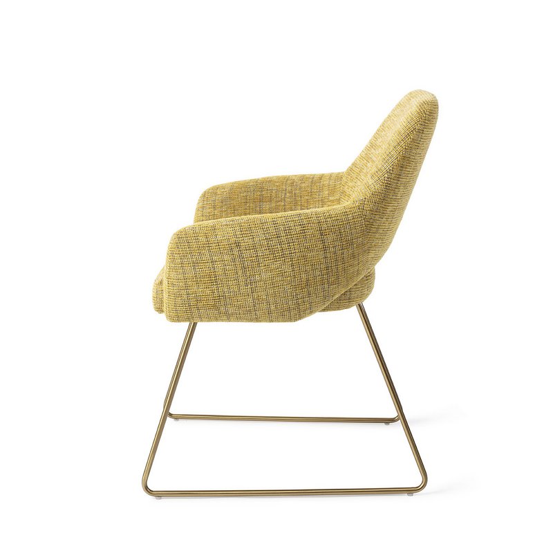 Jesper Home Yanai Dining Chair Slide Gold