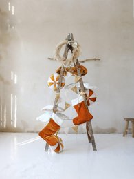 Chaussette de Noël « Bonbons d'Or »