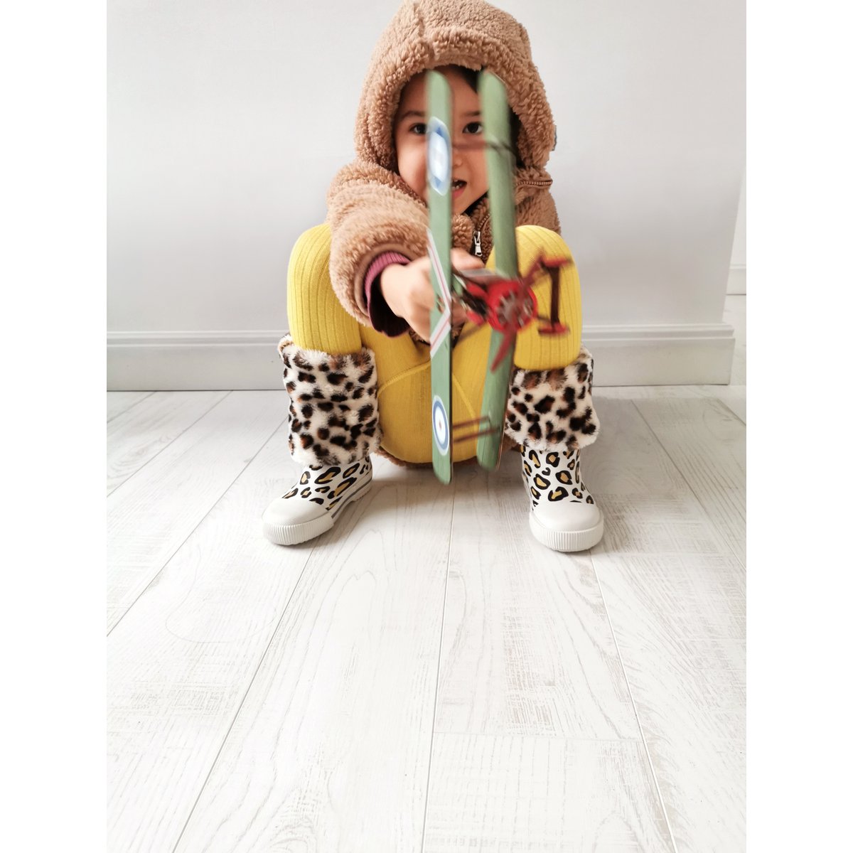 Léon Flocon Fur Rainboots