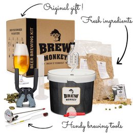 Brew Monkey Beer Brewing Kit - Komplet blond