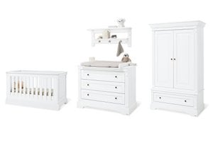 Kinderkamer "Emilia" brede incl. muurplank, 4 delen