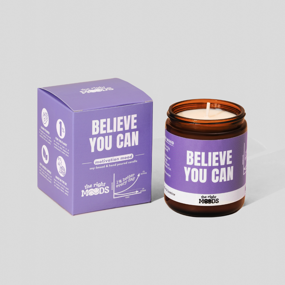 Vela de Regalo – MOTIVATION MOOD – Cera de Soja Artesanal Perfumada