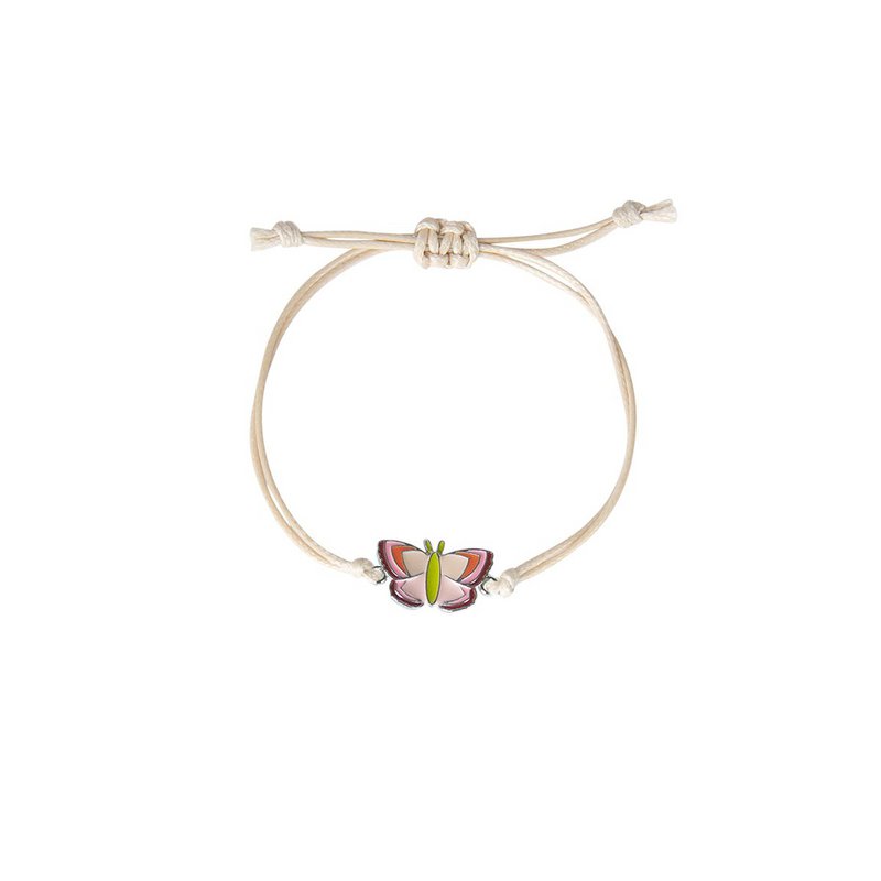 Pulsera Mariposa Rosa