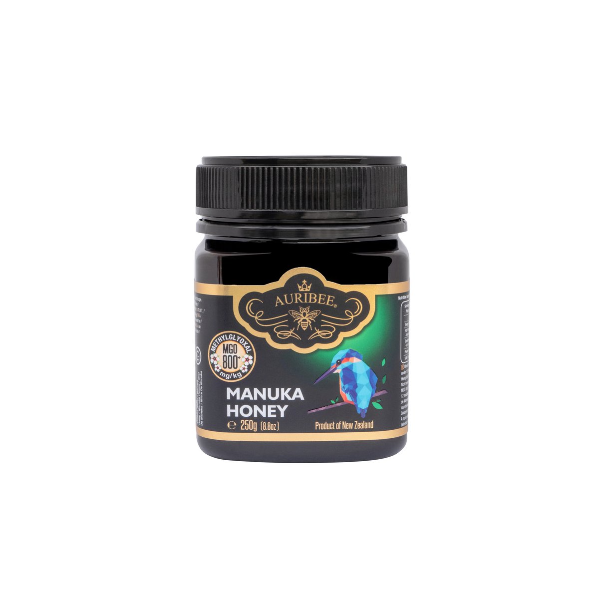 100% Pure, raw Manuka Honey MGO 800+ (250 grams)