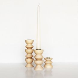 Totem Holzkerzenhalter - Medium Nº 3