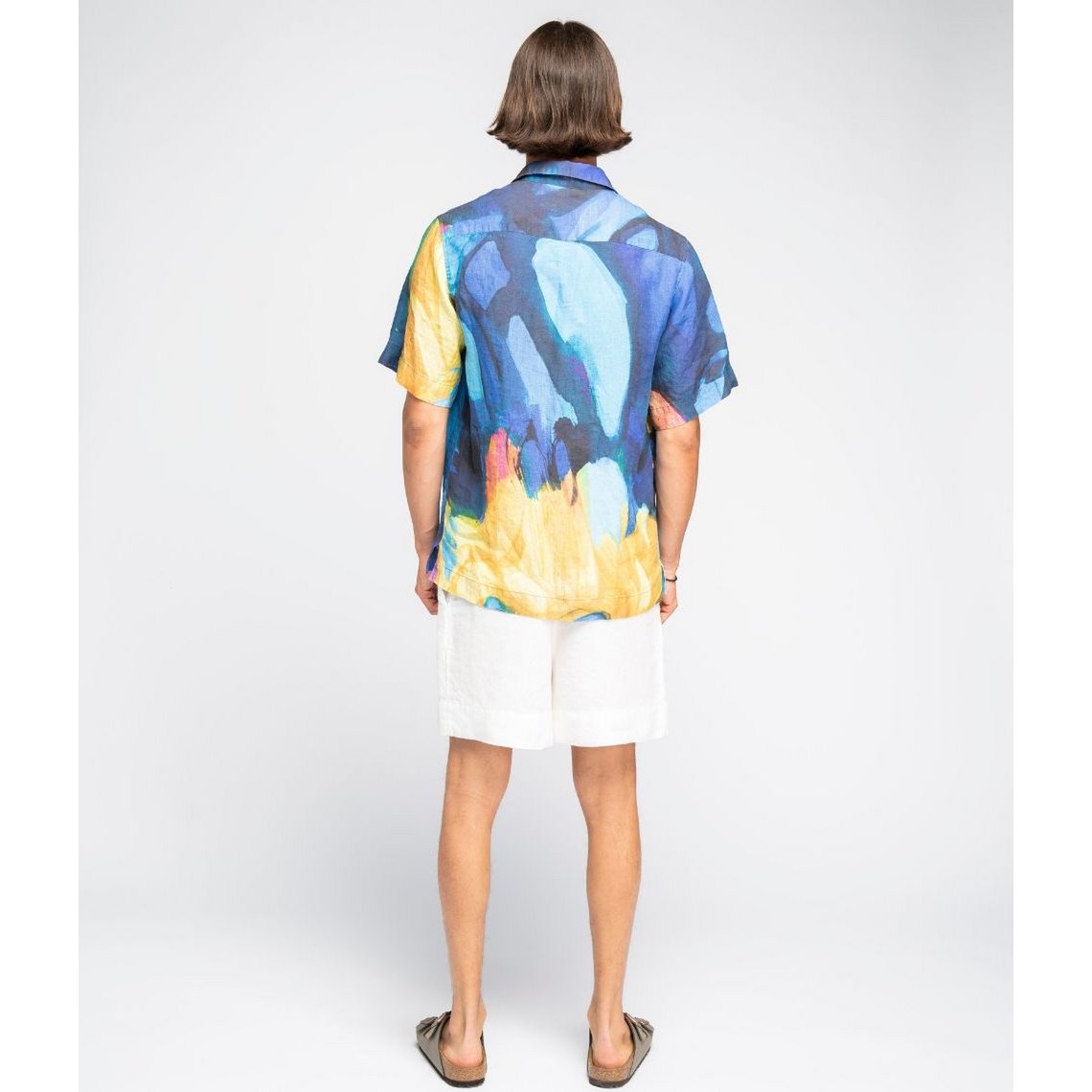 Chemise en lin View Blue - Vilmantas Marcinkevičius (Unisexe)