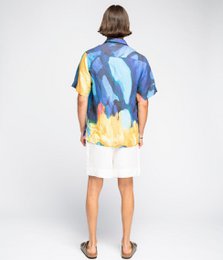 Chemise en lin View Blue - Vilmantas Marcinkevičius (Unisexe)