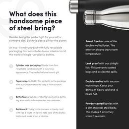 Slokky Element Silver Bottle - 500ml