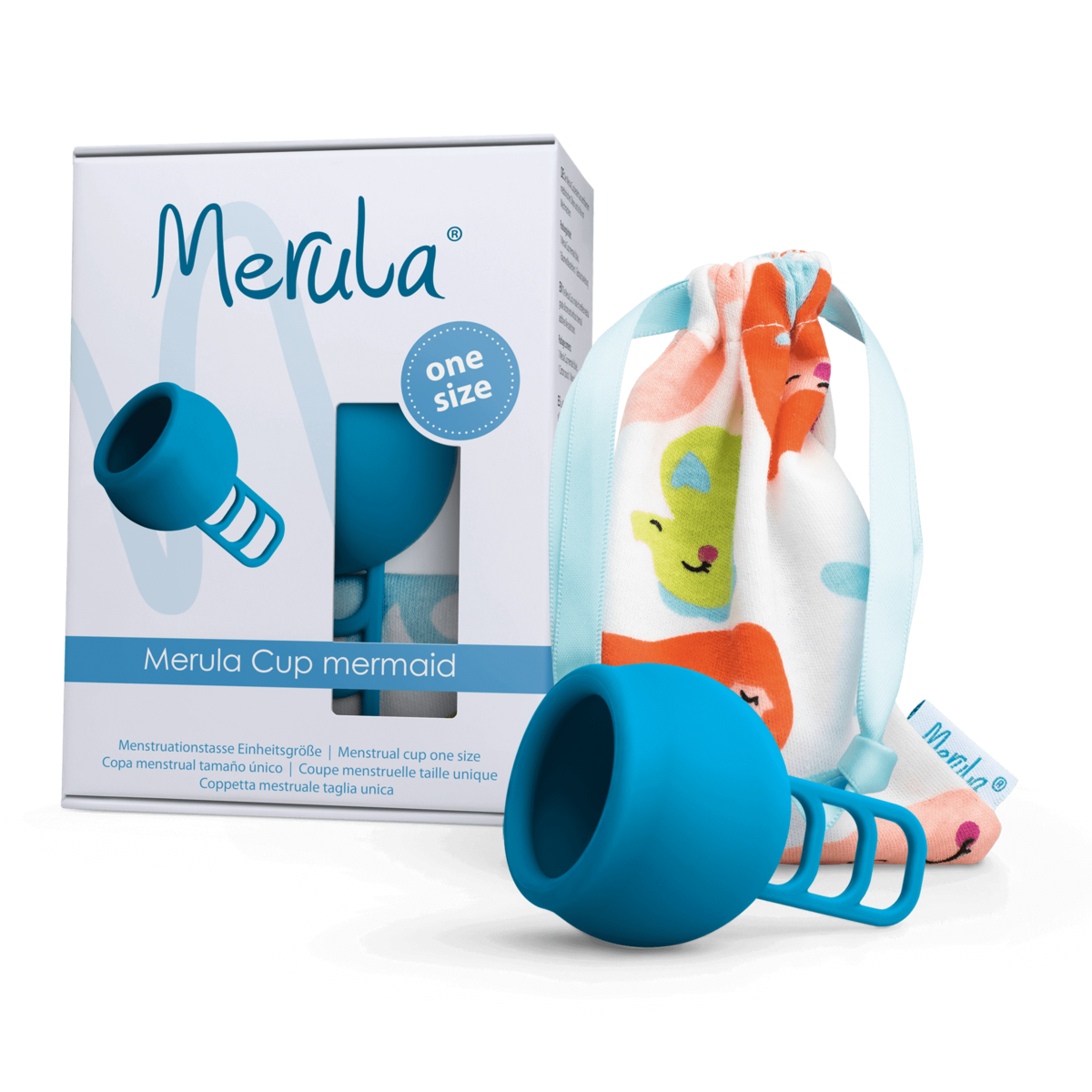 Merula Cup zeemeermin Menstruatiestasse