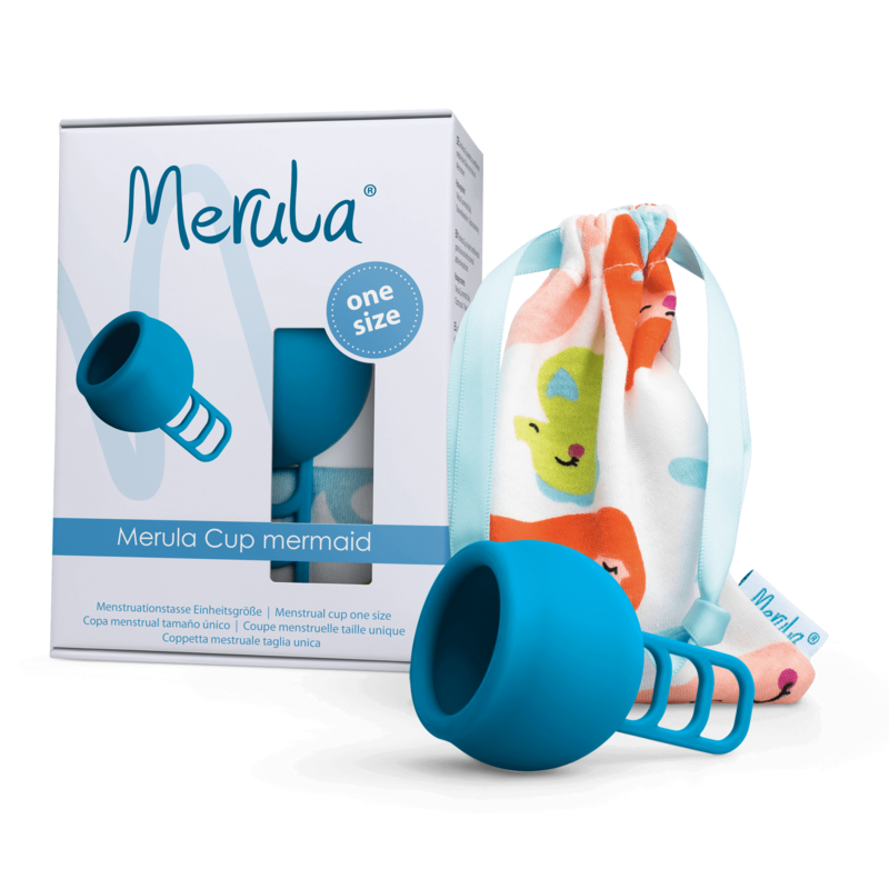 Merula Cup zeemeermin Menstruatiestasse