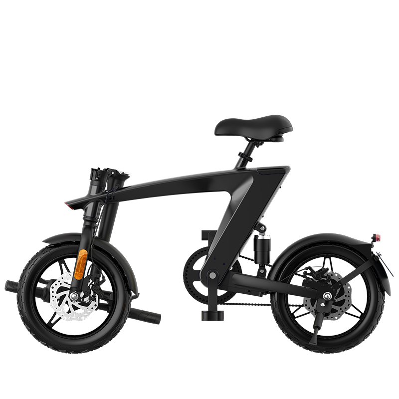 Elcykel Den Max sammenfoldelige E Bike carbon Black