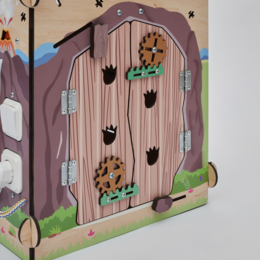 Busyboard Spielhaus DINO mit Beleuchtung
