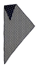 2853z/4 | Triangular klud (4-pack) -arkarisk blå-beige-melange