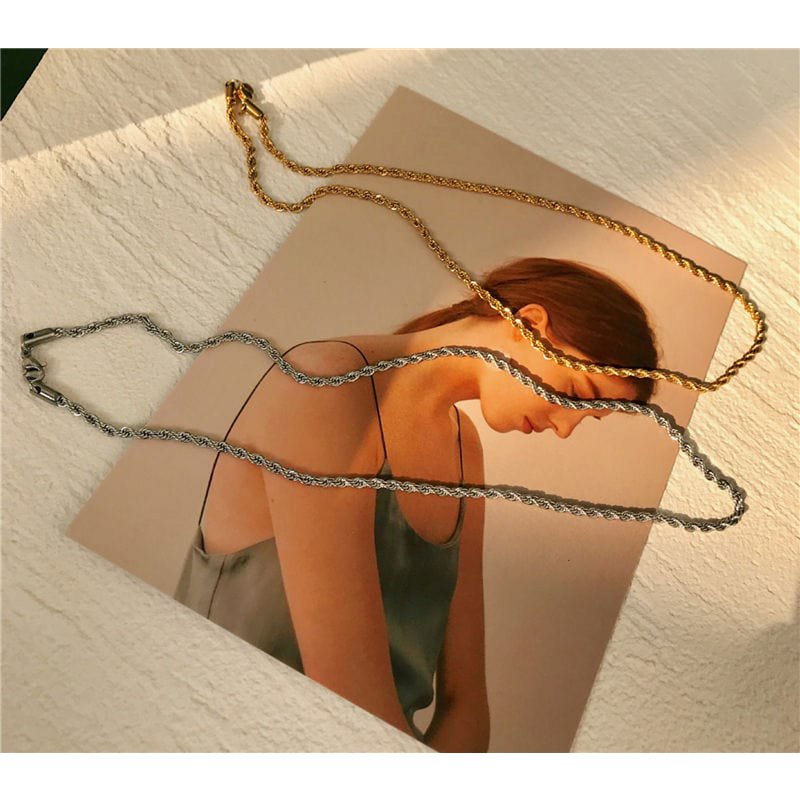 Agamemnon - 3mm Gold Rope Chain