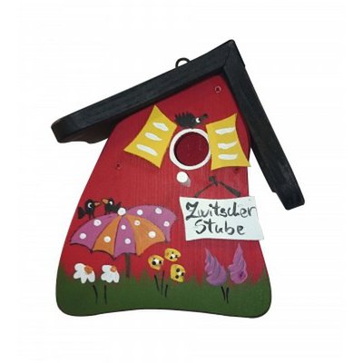 Bird villa - nesting box - Nistmini chirping room, red