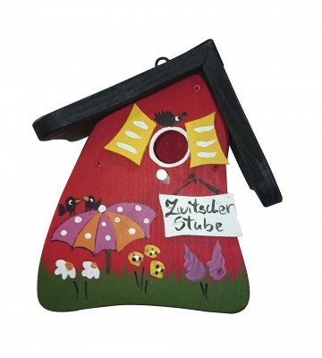 Vogelvilla - Nistkasten - Nistmini Zwitscherstube, rot