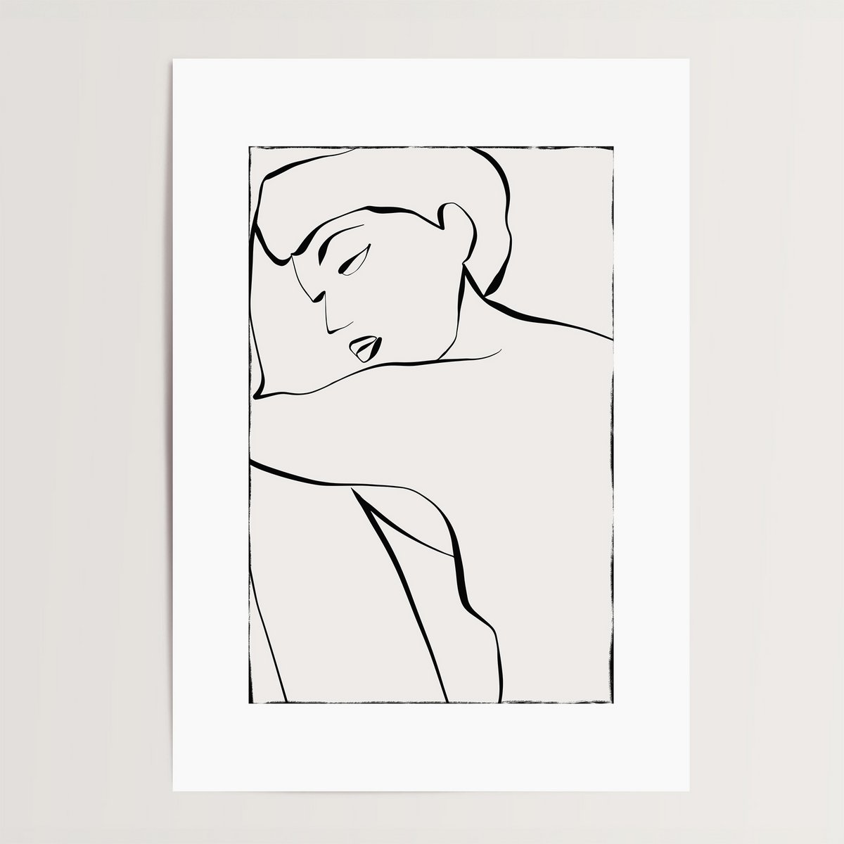 Poster: Thoughtful Woman