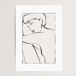 Poster: Thoughtful Woman
