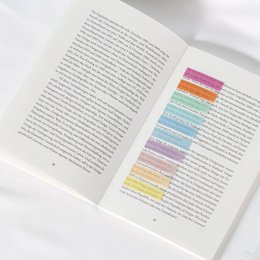 Mistige munt | Ordenen plaknotities | Transparante sticky notes voor markering | Plakstrips | Kantoorbenodigdheden