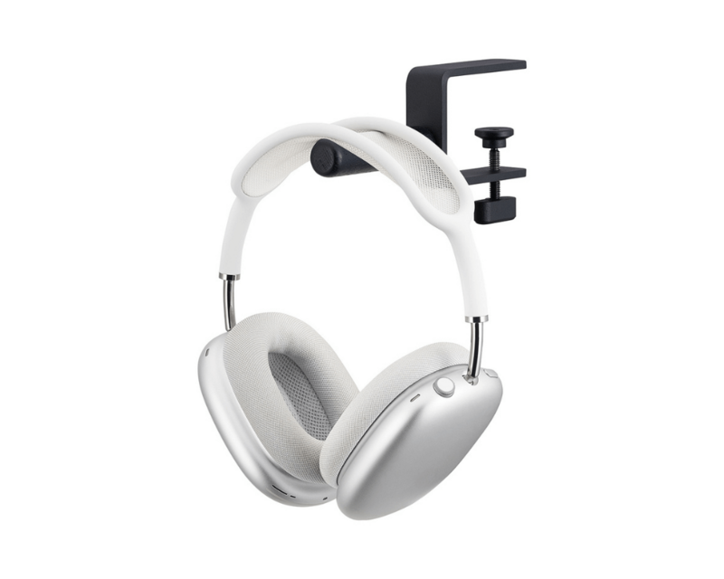 Desk-Mounted Headphone Hook
