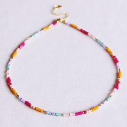 Collana sfaccettata - arancio/menta/fucsia/lilla