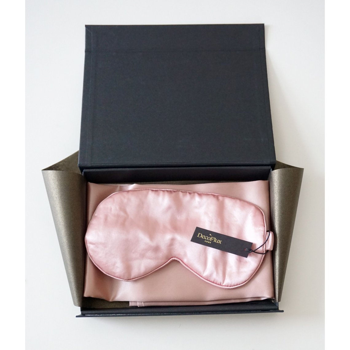 Set aus Schlafmaske + Kissenbezug Solid Pink