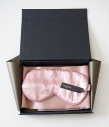 Set aus Schlafmaske + Kissenbezug Solid Pink