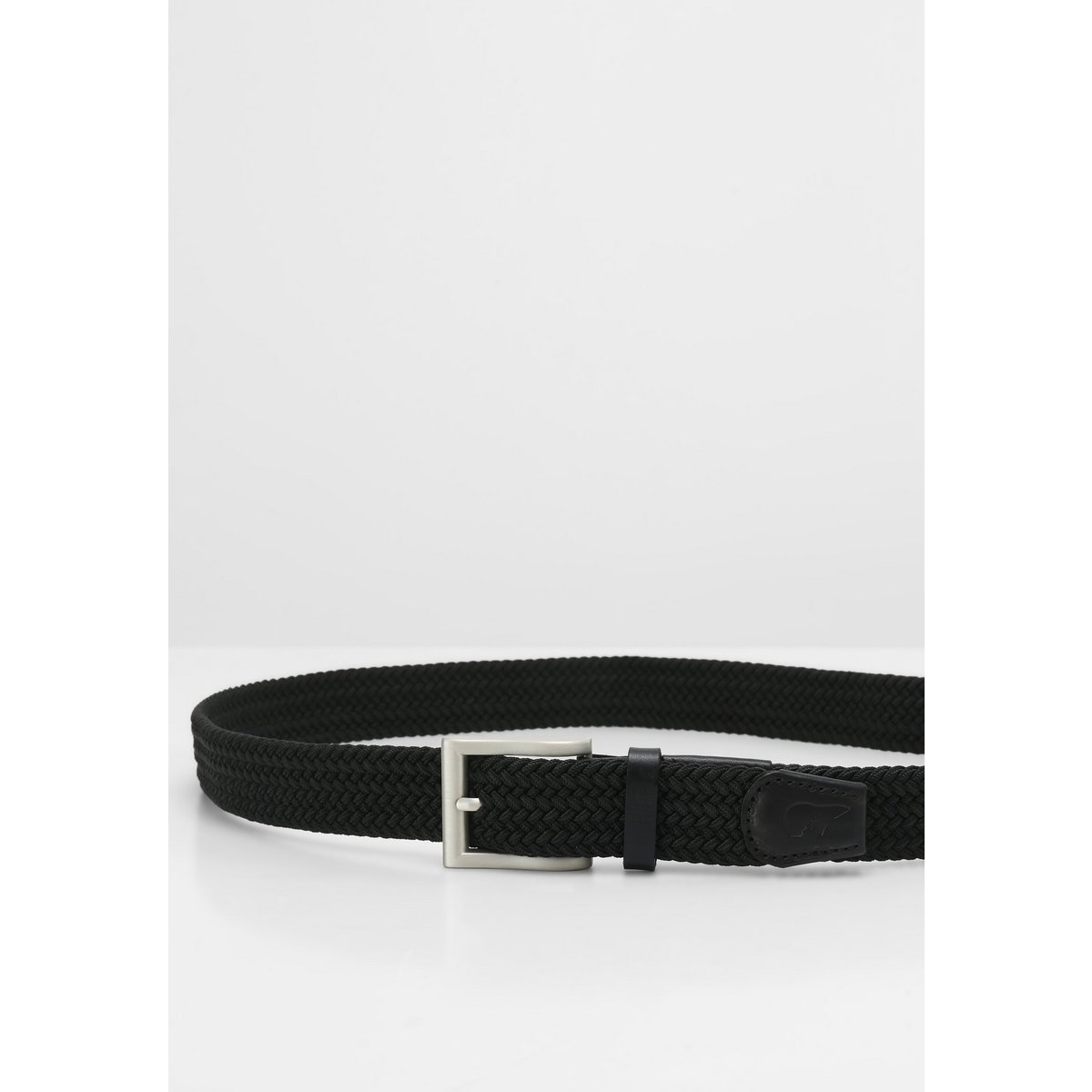 Recycled Elastic Woven Belt Virgil Black