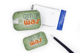 Courrier en conserve "Offrez-vous quelque chose de sympa"