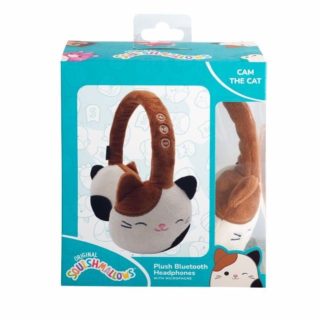 Squishmallows - Cam the cat - bluetooth hovedtelefoner