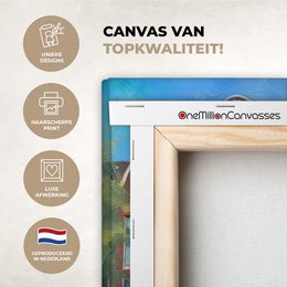 Canvas Painting - Wall Decoration Amsterdam - Oil - Grease - Painting - Art - Wall Decoration Living Room - Bedroom Decoration - Room Accessories - Canvas Paintings