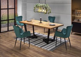 Hautvillers Extendable Dining Table Wood Color