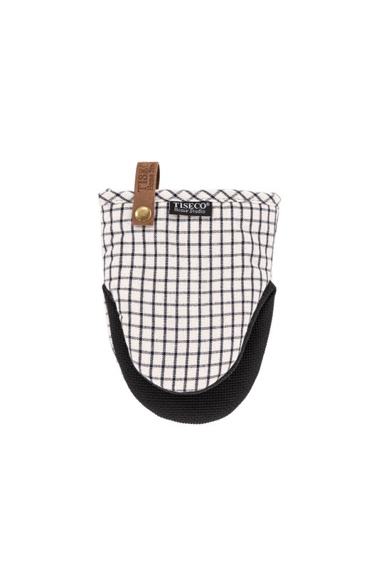 Pinza SHERLOCK TARTAN - SET/2 - 14x18 cm, nero/bianco