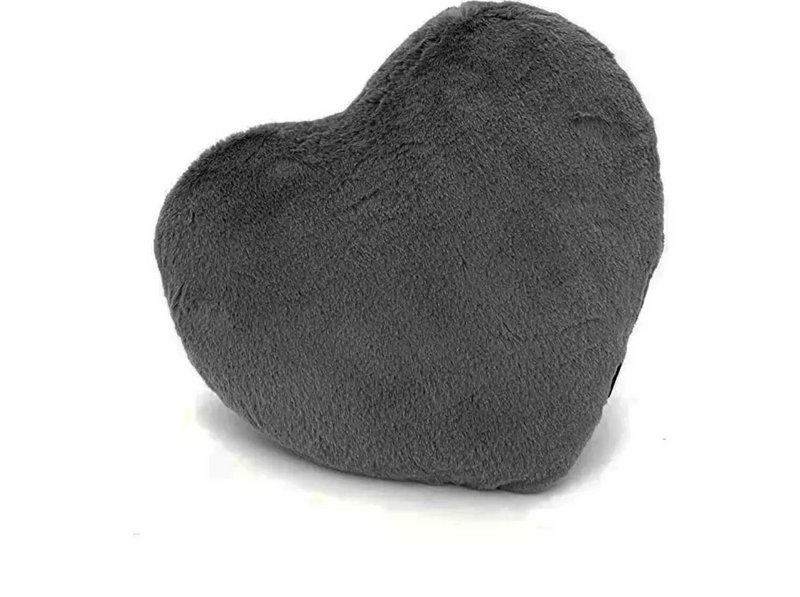 Cuscino per il cuore »cuscino coccoloso 37 x 34 cm» cuscinetto a cuore morbido »cuscini decorativi» cuscini decorativi in ​​pelliccia sintetica