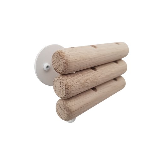 3Hooks – 3-in-1-Haken – Eiche / Weiß