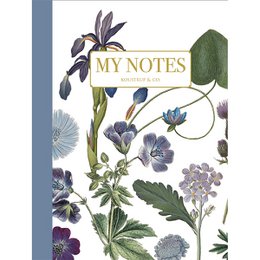 Note Booklet - Blue floral